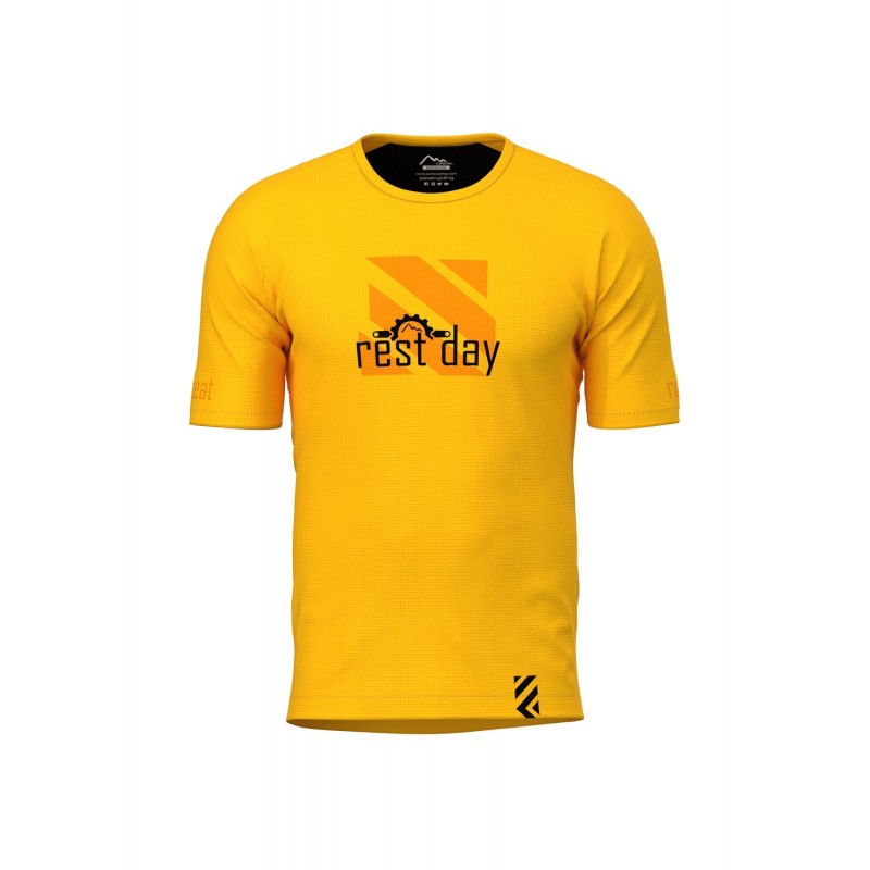 Rest Day - Yellow Casual vasariniai marškinėliai | UAB LAUTREX