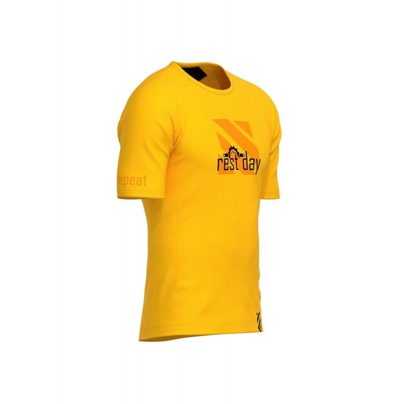 Rest Day - Yellow Casual vasariniai marškinėliai | UAB LAUTREX