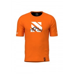 Rest Day - Orange Casual T-shirt  | MOUNTAIN BIKES