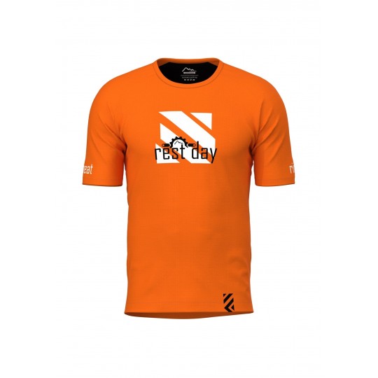 Rest Day - Orange Casual vasariniai marškinėliai | DVIRATIS TURISTUI