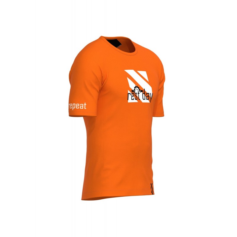 Rest Day - Orange Casual vasariniai marškinėliai | DVIRATIS TURISTUI