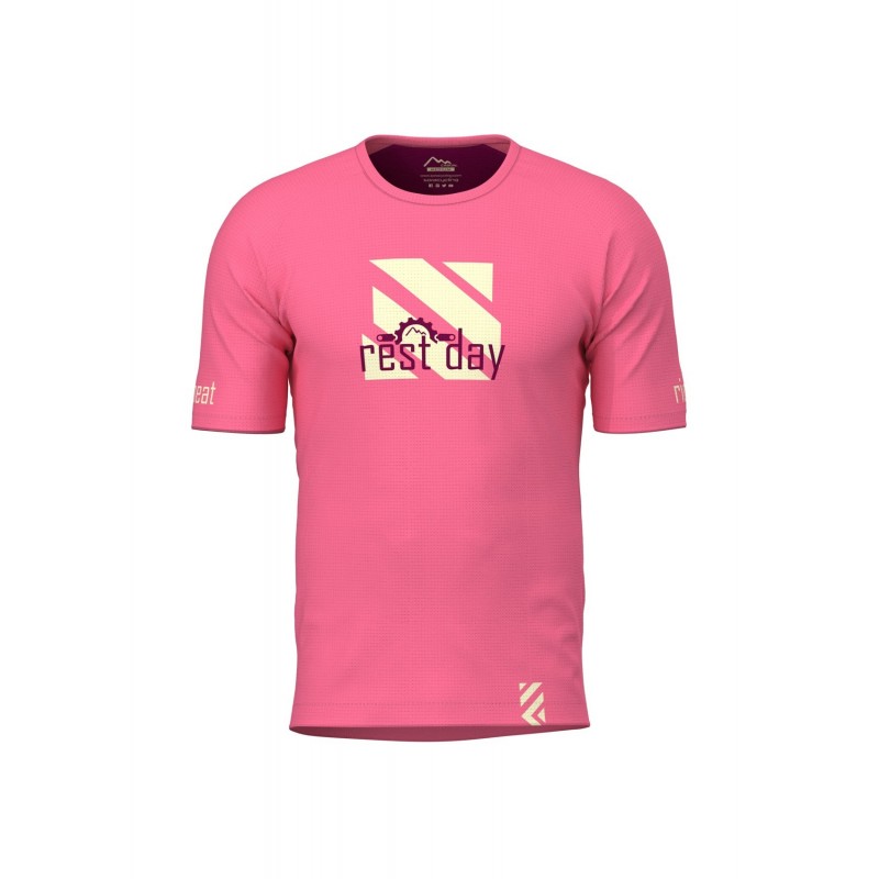 Rest Day - Pink Casual vasariniai marškinėliai | VISKAS TURISTUI