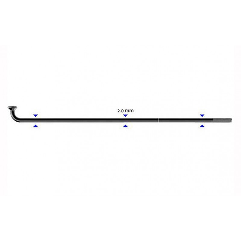 Stipinas 2 x 262 mm Sapim Leader J-Bend