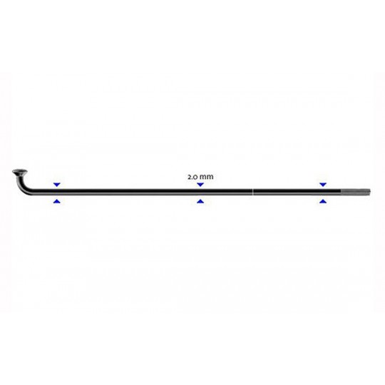 Stipinas 2 x 260 mm Sapim Leader J-Bend
