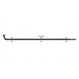 Stipinas 2 x 258 mm Sapim Leader J-Bend