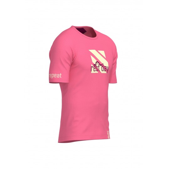 Rest Day - Pink Casual vasariniai marškinėliai | VISKAS TURISTUI