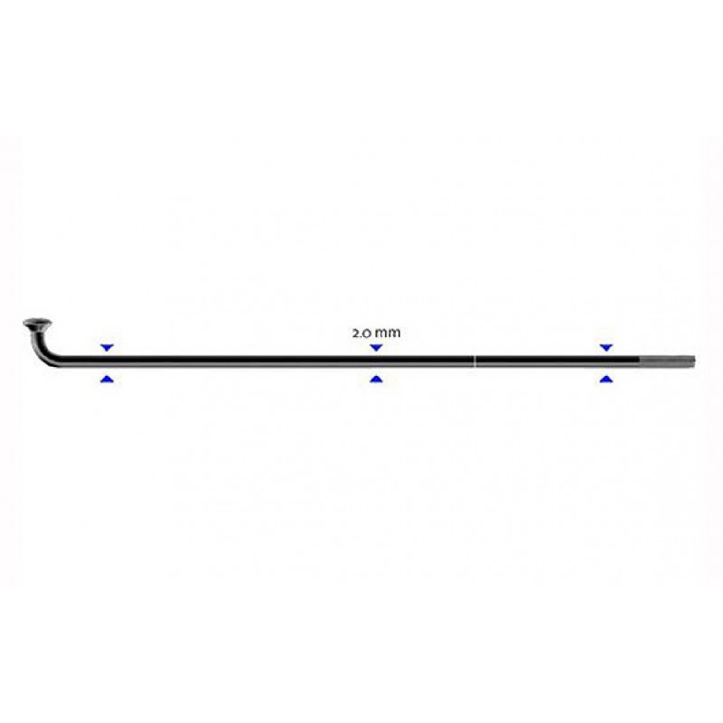 Stipinas 2 x 292 mm Sapim Leader J-Bend