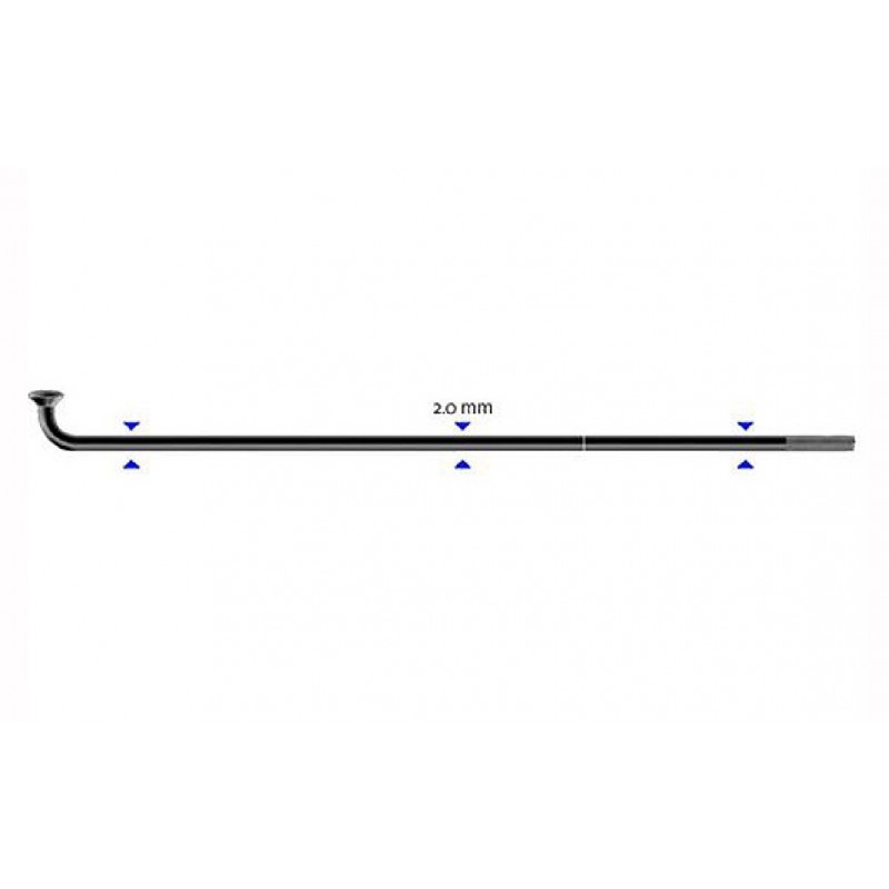 Stipinas 2 x 290 mm Sapim Leader J-Bend