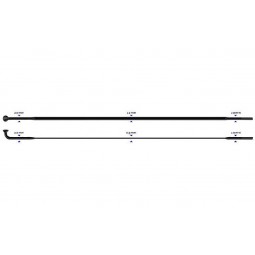 Stipinas 2-2.3-0.9-2 x 290 mm Sapim CX-Ray J-Bend
