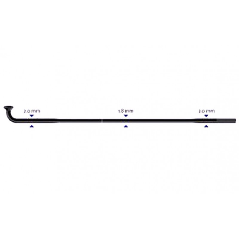 Stipinas 2-1.8-2 x 274 mm Sapim Race J-Bend