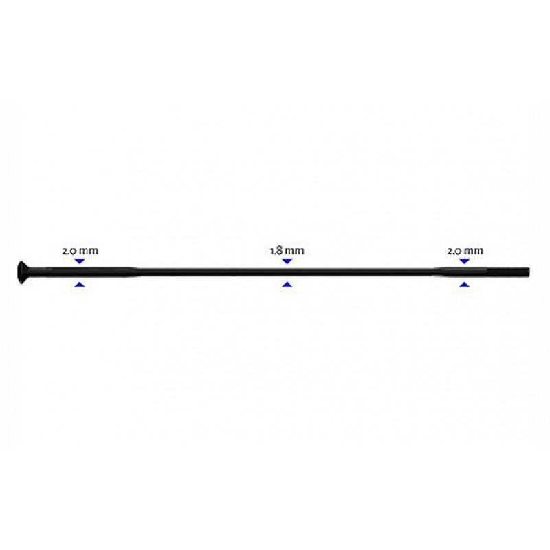 Stipinas 2-1.8-2 x 307 mm Sapim Race Straight