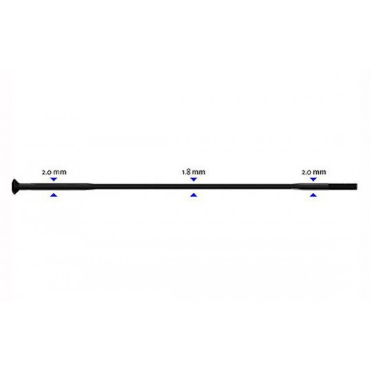 Stipinas 2-1.8-2 x 306 mm Sapim Race Straight