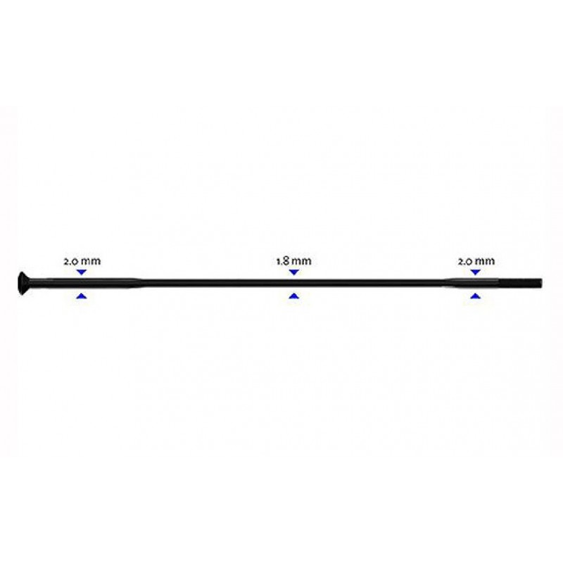 Stipinas 2-1.8-2 x 306 mm Sapim Race Straight
