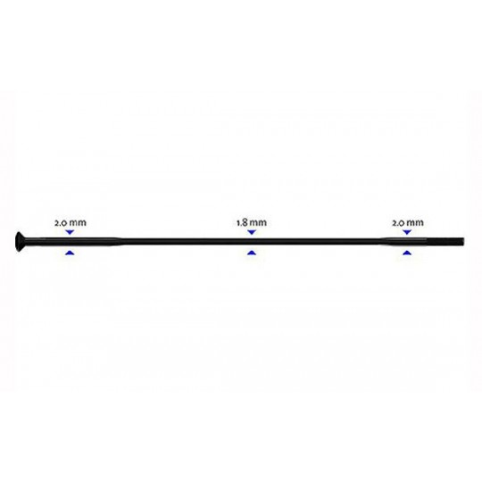 Stipinas 2-1.8-2 x 302 mm Sapim Race Straight
