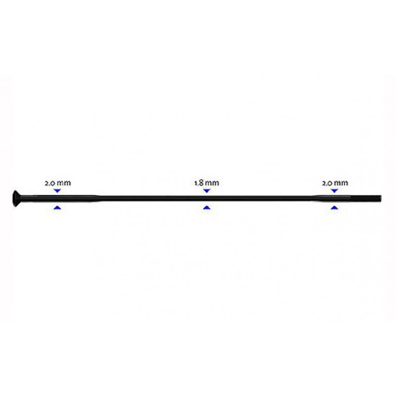 Stipinas 2-1.8-2 x 302 mm Sapim Race Straight