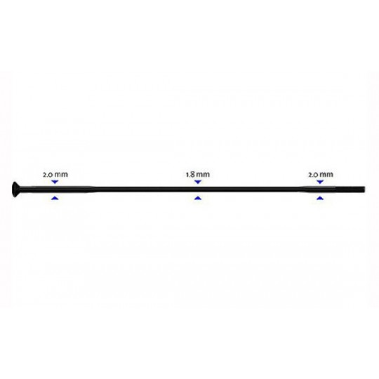 Stipinas 2-1.8-2 x 298 mm Sapim Race Straight