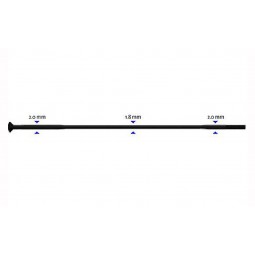 Stipinas 2-1.8-2 x 295 mm Sapim Race Straight