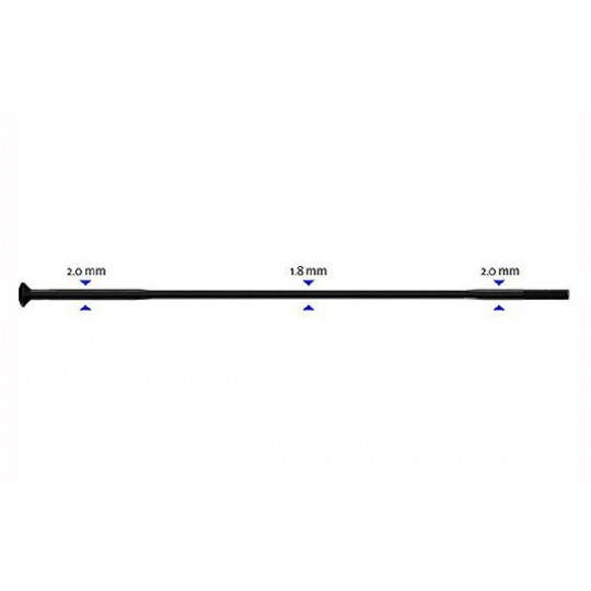 Stipinas 2-1.8-2 x 295 mm Sapim Race Straight