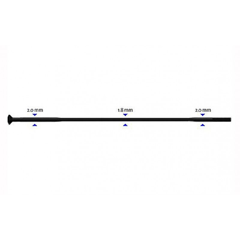Stipinas 2-1.8-2 x 295 mm Sapim Race Straight
