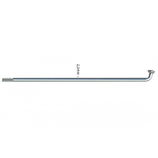 Stipinas 2 x 286 mm Sapim Leader J-Bend