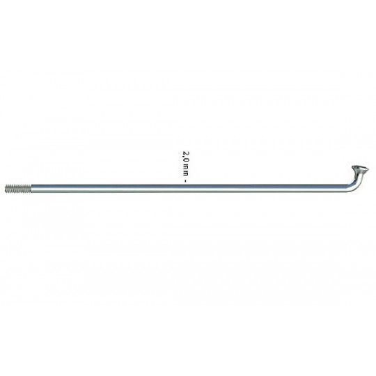 Stipinas 2 x 262 mm Sapim Leader J-Bend