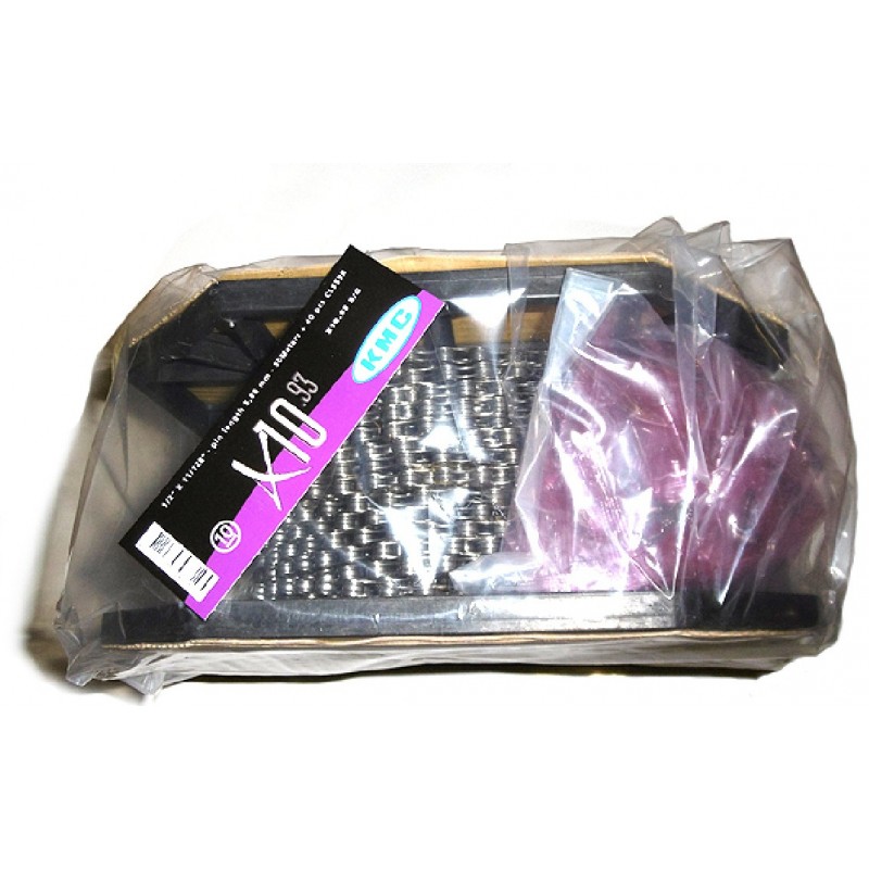 Grandinė KMC X10 Silver Black