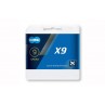 Grandinė KMC X9 Silver Grey