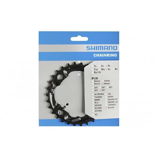 Žvaigždutė priekinė Shimano FC-M4000 Alivio