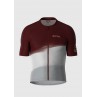 Burgundy-White Classic 2.0 Cycling Jersey  | MOUNTAIN BICYCLES