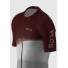Burgundy-White Classic 2.0 Cycling Jersey  | MOUNTAIN BICYCLES
