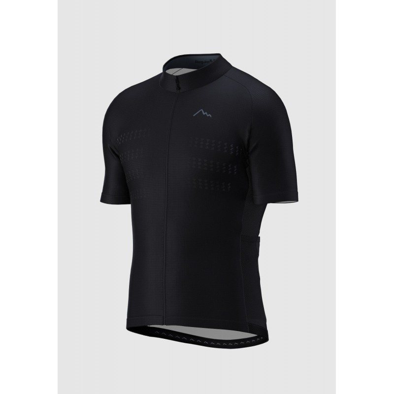 Black Regular 3.0 Cycling Jersey  | CYCLES FOR MEN