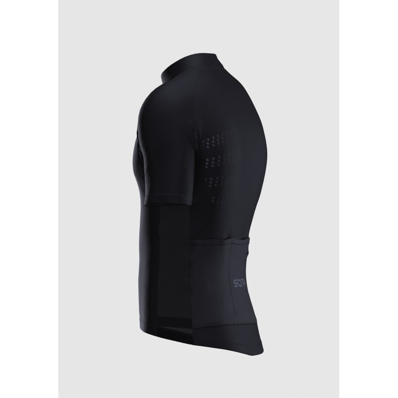 Black Regular 3.0 Cycling Jersey  | CYCLES FOR MEN