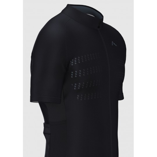 Black Regular 3.0 Cycling Jersey  | CYCLES FOR MEN