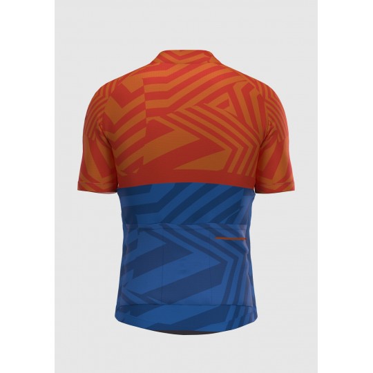 Orange-Blue Regular 3.0 Cycling Jersey  | EQUIPMENT FOR CYCLISTS