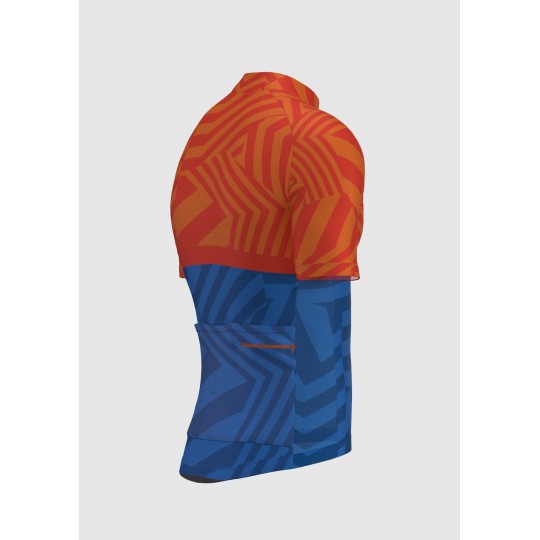 Orange-Blue Regular 3.0 Cycling Jersey  | EQUIPMENT FOR CYCLISTS