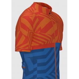 Orange-Blue Regular 3.0 Cycling Jersey  | EQUIPMENT FOR CYCLISTS