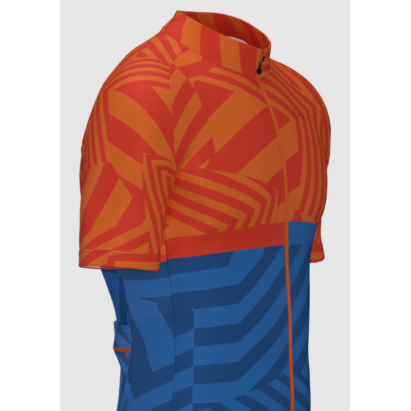 Orange-Blue Regular 3.0 Cycling Jersey  | EQUIPMENT FOR CYCLISTS