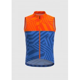 Orange-Blue Ultra Light Cycling Vest  | MOUNTAINBIKES