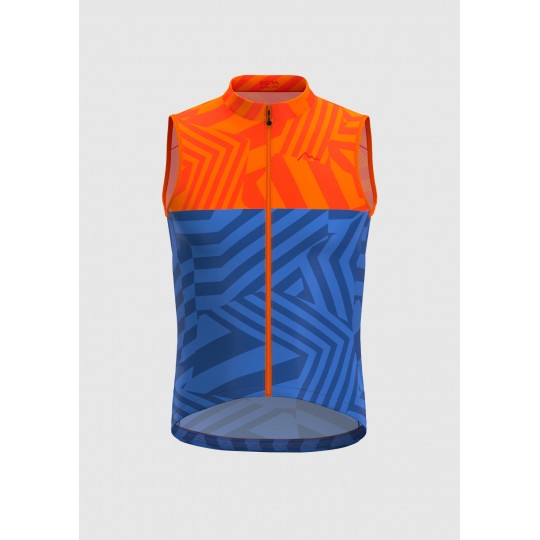 Orange-Blue Ultra Light Cycling Vest  | MOUNTAINBIKES