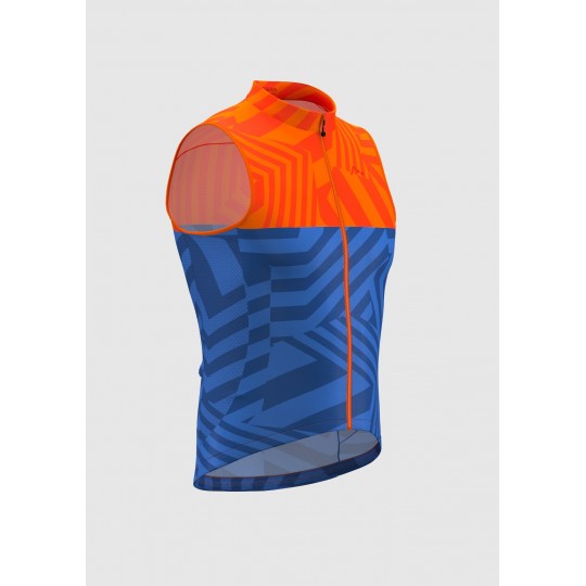 Orange-Blue Ultra Light Cycling Vest  | MOUNTAINBIKES
