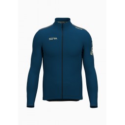 Stelvio Thermal Cycling Jersey Blue | GRAVEL CYCLING