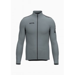 Stelvio Thermal Cycling Jersey Blue | GRAVEL CYCLING