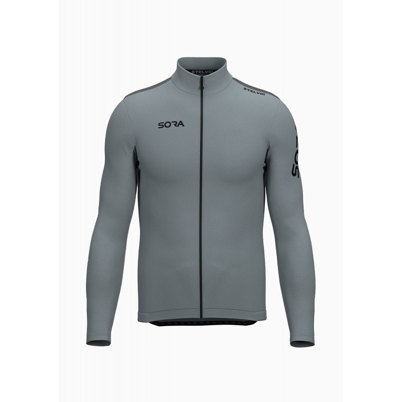 Stelvio Thermal Cycling Jersey Blue | GRAVEL CYCLING