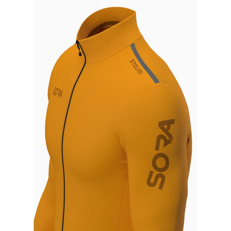 Stelvio Thermal Cycling Jersey Blue | GRAVEL CYCLING