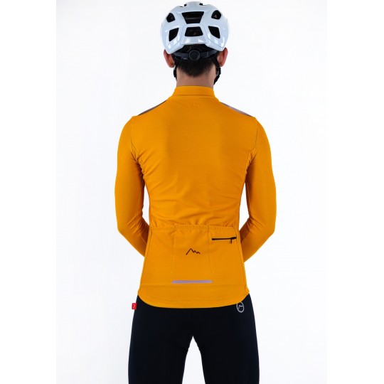 Stelvio Thermal Cycling Jersey Blue | GRAVEL CYCLING