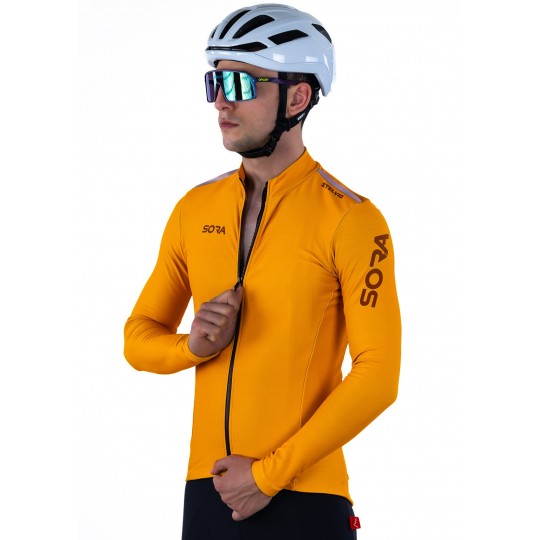 Stelvio Thermal Cycling Jersey Blue | GRAVEL CYCLING