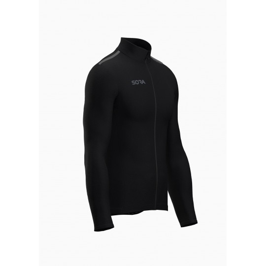 Stelvio Thermal Cycling Jersey Blue | GRAVEL CYCLING