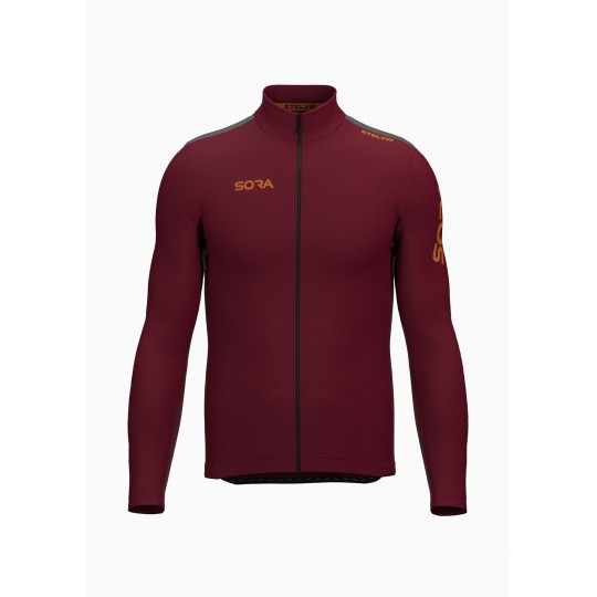 Stelvio Thermal Cycling Jersey Blue | GRAVEL CYCLING