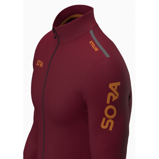 Stelvio Thermal Cycling Jersey Blue | GRAVEL CYCLING
