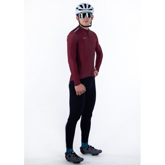 Stelvio Thermal Cycling Jersey Blue | GRAVEL CYCLING